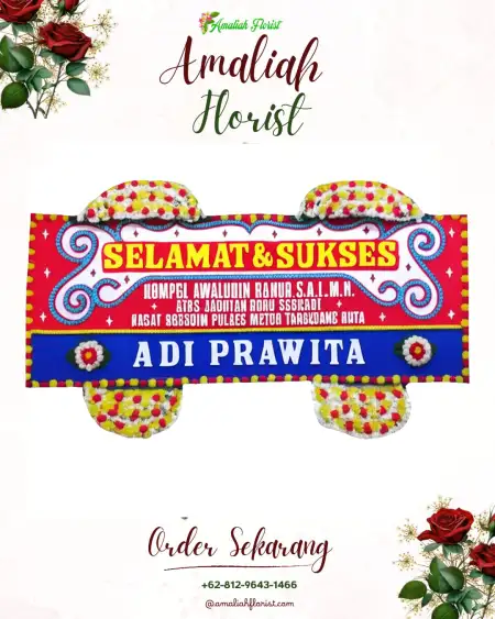 Papan Bunga Ucapan Selamat Sudamanik
